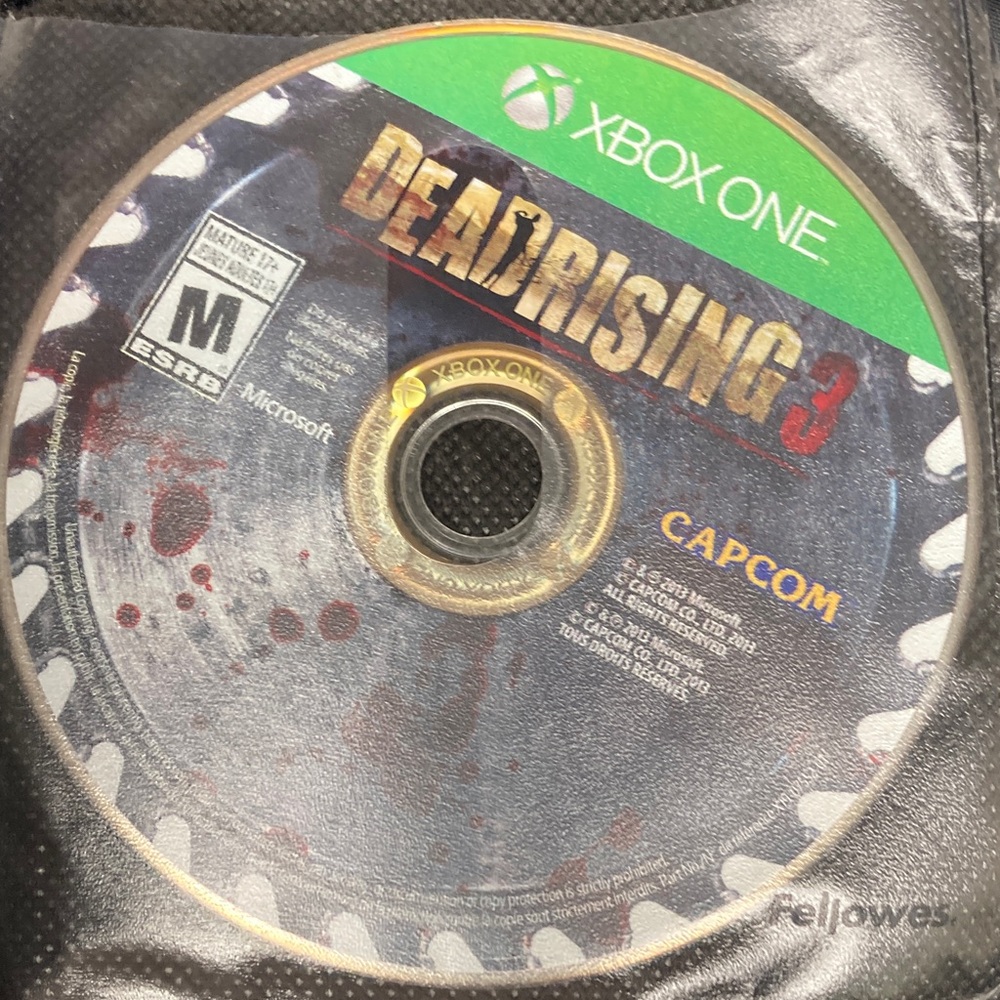 Microsoft Xbox One Dead Rising 3 Game Disc - Black and Red